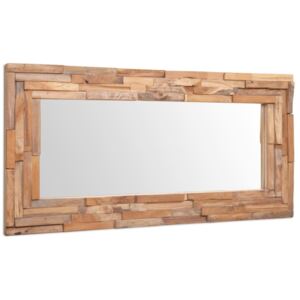 VidaXL Decorative Mirror Teak 120x60 cm Rectangular