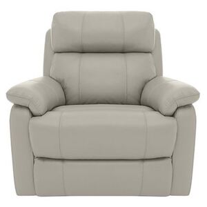 Relax Station Komodo Leather Power Armchair - Silver- World of Leather