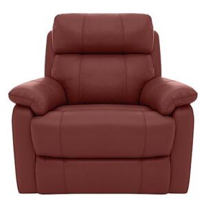Relax Station Komodo Leather Power Armchair - Red- World of Leather