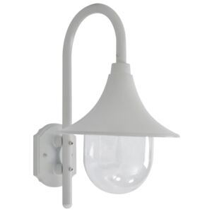 VidaXL Garden Wall Lamp E27 42 cm Aluminium White