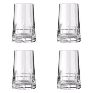Graphik Liqueur glass - / Box set of 4 items - Hand-blown crystal by Christofle Transparent