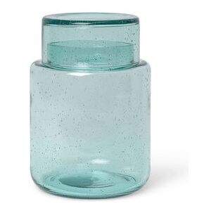Oli Pot - / Recycled glass - 1.7 L / Ø 13 x H 19.5 cm by Ferm Living Green