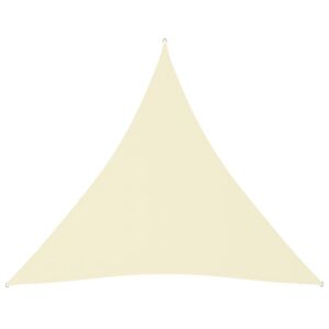 VidaXL Sunshade Sail Oxford Fabric Triangular 6x6x6 m Cream