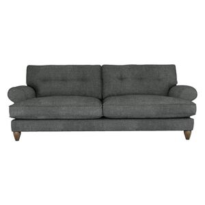The Lounge Co. - Bronwyn 4 Seater Fabric Classic Back Sofa - Grey
