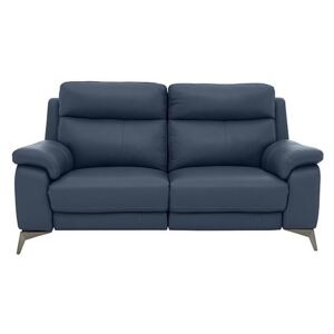 Missouri 2 Seater Leather Sofa - Blue- World of Leather