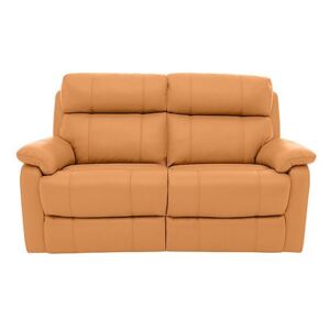 Relax Station Komodo 2 Seater Leather Power Sofa - Yellow- World of Leather