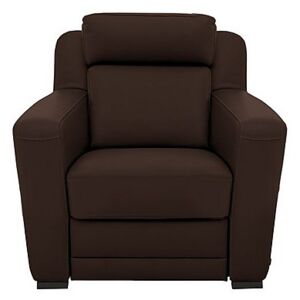 Nicoletti - Matera Leather Armchair with Box Arms - Brown