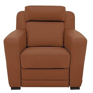 Nicoletti - Matera Leather Armchair with Box Arms - Brown