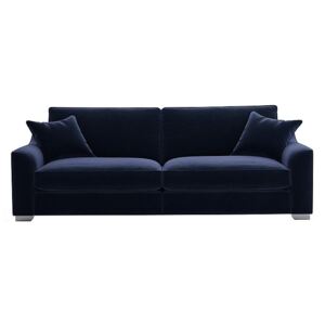 The Lounge Co. - Isobel 4 Seater Fabric Sofa - Blue