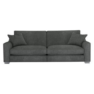 The Lounge Co. - Isobel 4 Seater Fabric Sofa - Grey