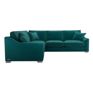 The Lounge Co. - Isobel Large Fabric Corner Sofa - Teal
