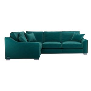 The Lounge Co. - Isobel Small Fabric Corner Sofa - Teal