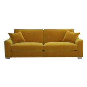 The Lounge Co. - Isobel 4 Seater Fabric Sofa - Yellow