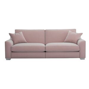 The Lounge Co. - Isobel 4 Seater Fabric Sofa - Pink