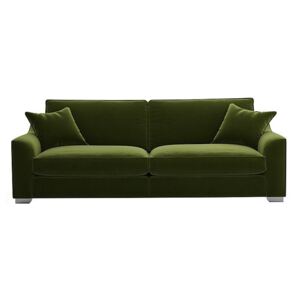 The Lounge Co. - Isobel 4 Seater Fabric Sofa - Green