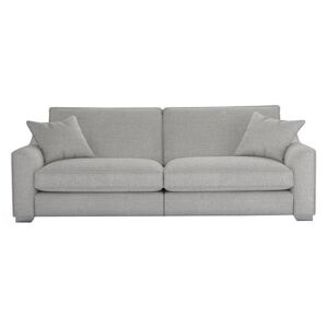 The Lounge Co. - Isobel 4 Seater Fabric Sofa - Silver