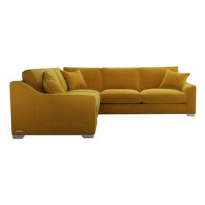 The Lounge Co. - Isobel Large Fabric Corner Sofa - Yellow