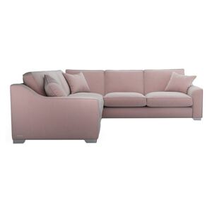The Lounge Co. - Isobel Large Fabric Corner Sofa - Pink