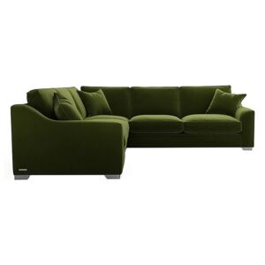 The Lounge Co. - Isobel Large Fabric Corner Sofa - Green
