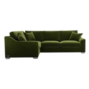 The Lounge Co. - Isobel Small Fabric Corner Sofa - Green