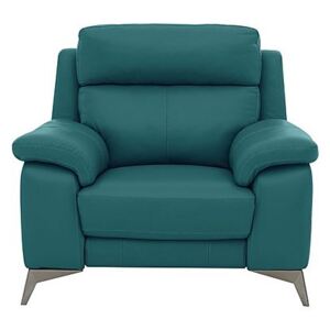 Missouri Leather Power Recliner Armchair - Teal- World of Leather