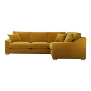 The Lounge Co. - Isobel Small Fabric Corner Sofa - Yellow