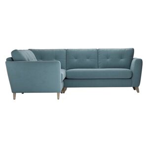 The Lounge Co. - Hermione Fabric Corner Sofa - Blue