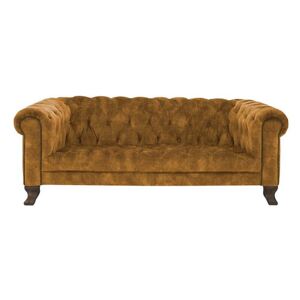 Alexander and James - Camden Collection Hampton 3 Seater Fabric Sofa - Yellow