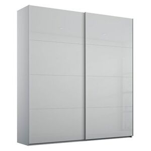 Rauch - Formes Glass 2 Door Slider Wardrobe - Grey