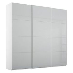 Rauch - Formes Glass 3 Door Sliding Wardrobe - Grey