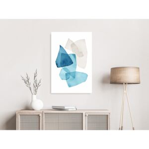 Canvas Print Abstract: Soft Fragility (1 Part) Vertical