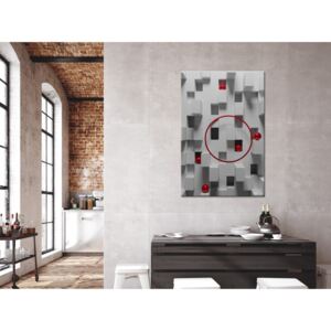 Canvas Print Abstract: Elevation of the Imagination (1 Part) Vertical