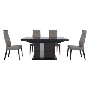 ALF - Avellino Extending Dining Table and 4 Dining Chairs - 250-cm