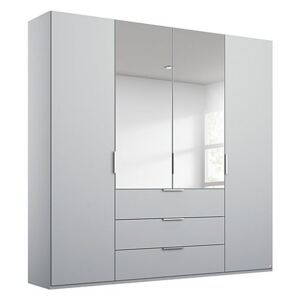 Rauch - Formes Decor 4 Door Combo Hinged Wardrobe with 2 Mirrors and Drawers