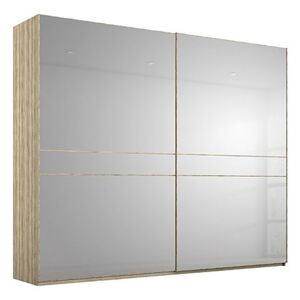 Rauch - Lando Sliding Mirror Wardrobe - 240-cm - Brown