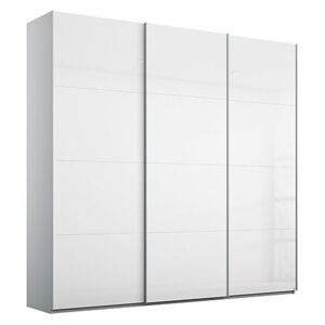 Rauch - Formes Glass 3 Door Sliding Wardrobe - White