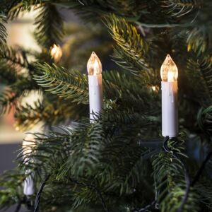 20 Warm White LED Connectable Christmas Tree Candle Lights