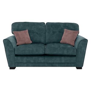 Nelly 2 Seater Fabric Sofa Bed Handcrafted in the UK - Teal