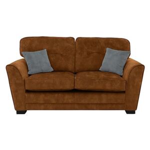 Nelly 2 Seater Fabric Sofa Bed Handcrafted in the UK - Orange