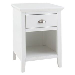 Furnitureland - Emily 1 Drawer Nightstand - White