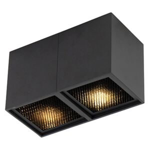 Design spot black 2-light - Qubo Honey