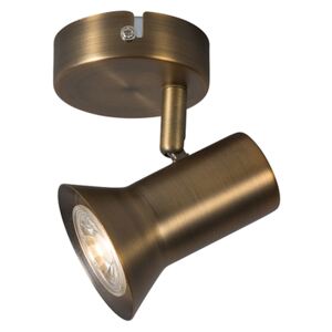 Ceiling and wall spotlight bronze rotatable and tiltable - Karin 1