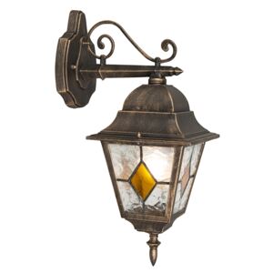 Vintage outdoor wall lantern bronze - Antigua