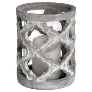 Stone Patterned Candle Holder