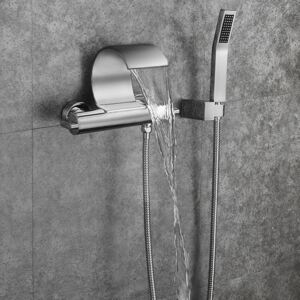 Unique Curved Bathtub Tap & Hand Shower Set
