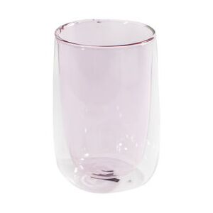 Doppler Tea glass - / Insulating double wall by Fundamental Berlin Pink
