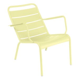 Luxembourg Low armchair - / Aluminium by Fermob Yellow