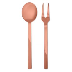STILE BY PININFARINA BRONZE SERVING CUTLERY - Mirror Polished