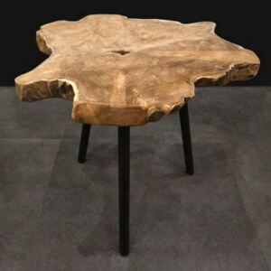 Ambiance End Table Teak Root Wood