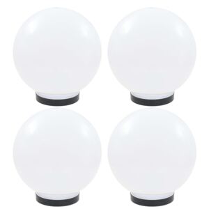 VidaXL LED Bowl Lamps 4 pcs Spherical 25 cm PMMA